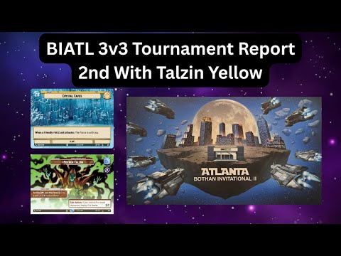 3v3 BIATL 2nd Place Tournament Report Talzin Yellow Star Wars Unlimited