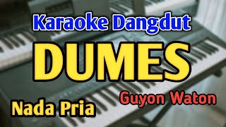 Download lagu DUMES - KARAOKE || NADA PRIA COWOK || Guyon Waton || Audio HQ || Live Keyboard mp3