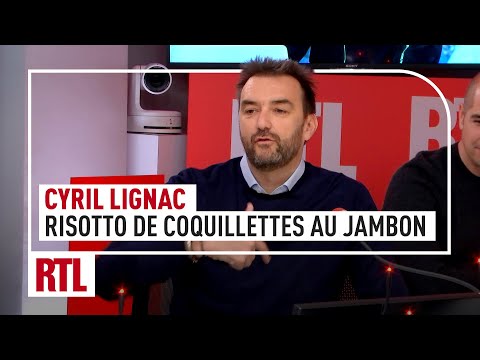 Cyril Lignac : risotto de coquillettes au jambon