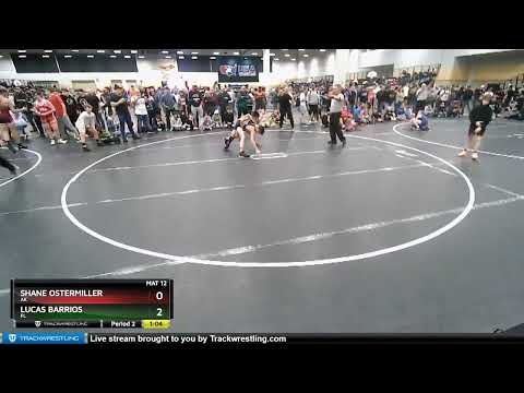 98 Lbs Quarterfinal - Shane Ostermiller, AK Vs Lucas Barrios, FL 34a1
