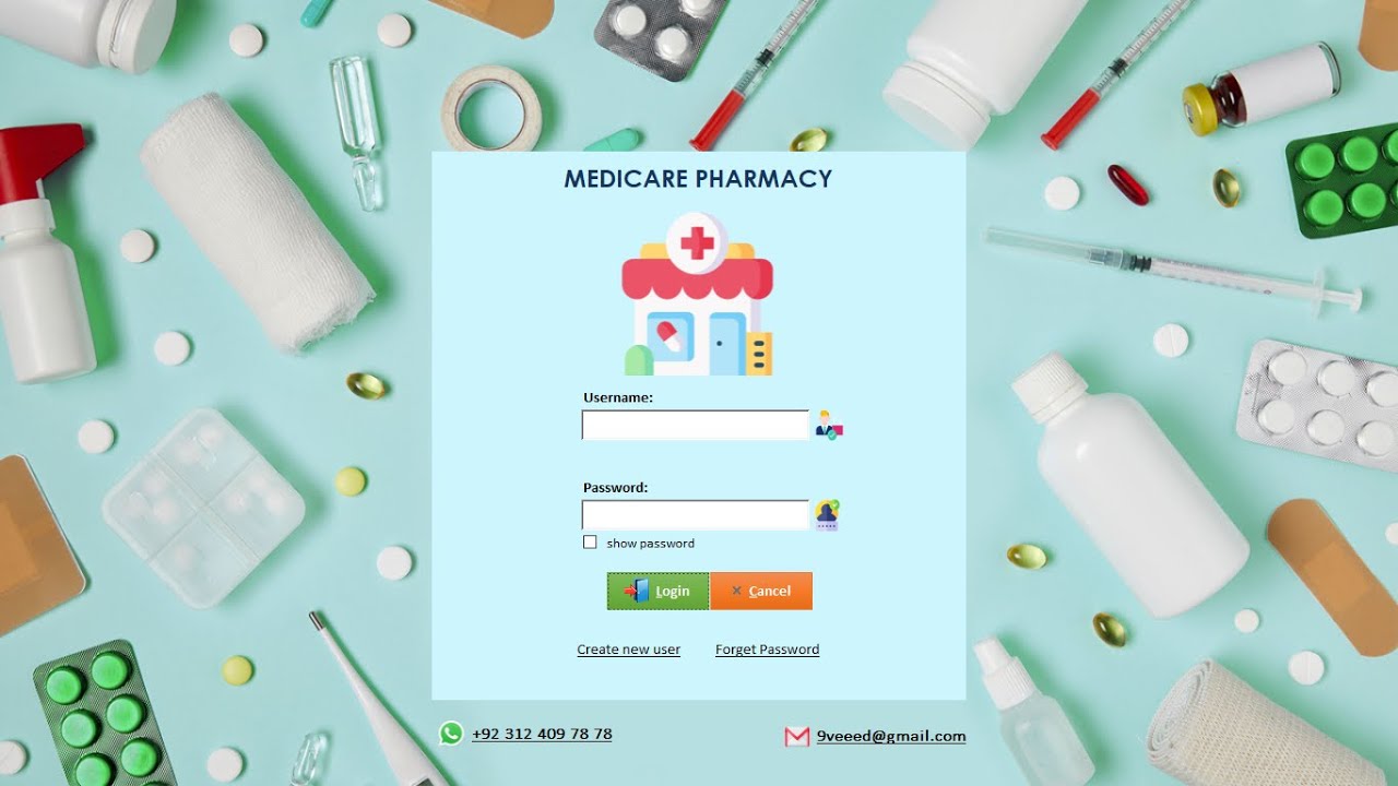 Pharmacy Management Software | Secure Login & User Authentication