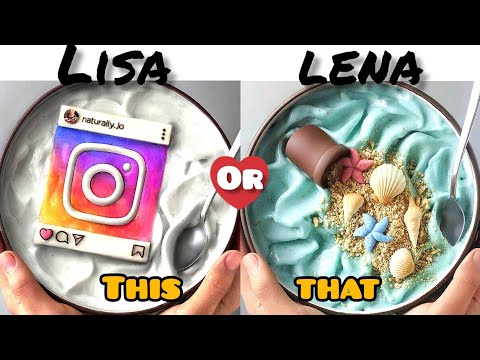 lisa or lena food (ice cream) 💖choose one💖this or that