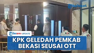 Detik-detik Penggeledahan Kantor Pemkab Bekasi seusai OTT Bupati Ade Kuswara, Dikawal Kepolisian