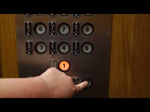 Vintage 1960's Westinghouse Selectomatic Traction Elevators at 450 Sutter St., San Francisco, CA