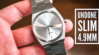UNDONE Slim Line Watch Review 4.9MM Thin!
