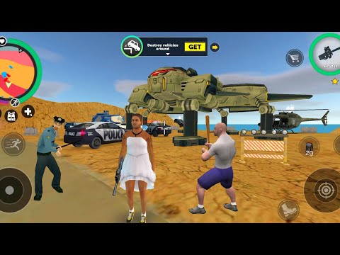 Discover the New Alien Ship - New Vegas Crime Simulator Update | Android Gameplay