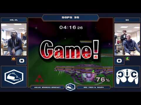 S@PS 35 Melee Singles - Kal-El (Sheik) vs SQ (Luigi) - Winners Bracket