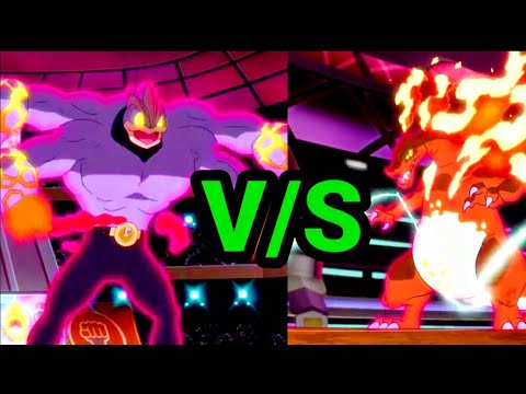 Gigantinamax Machamp v/s Gigantinamax Charizard ( Bea vs Leon ) Pokemon AMV