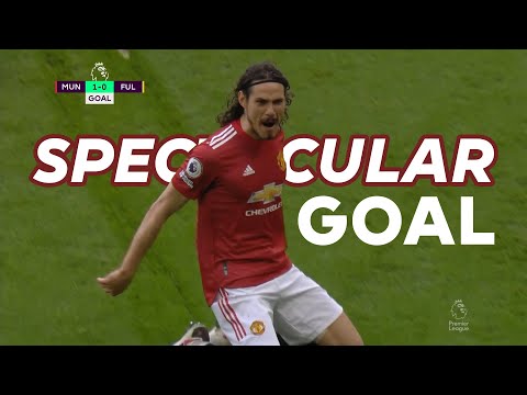 PREMIER LEAGUE | Spectacular Goal From Edinson Cavani