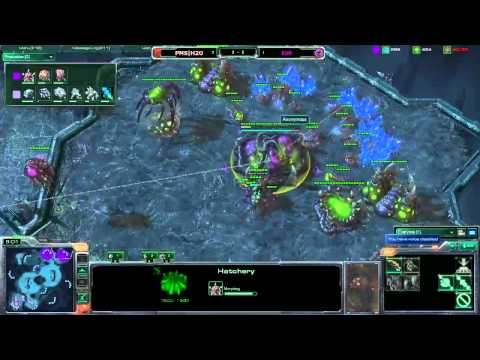 Starcraft 2 -- Griffith(T) vs Anonymous(Z) -- Xel'Naga Caverns -- Game 1 - 1 / 2