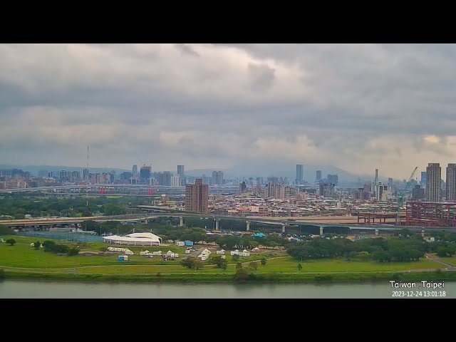 Live webcam view of Keelung River Waterfront View