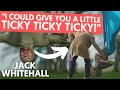 Michael Tickling Jack During Ariel Yoga Jack Whitehall Shorts