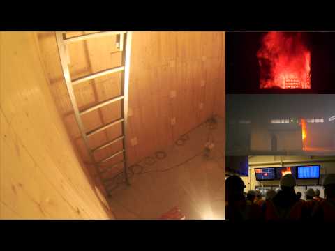 Tests de feu pour la construction de la tour à bois de Québec