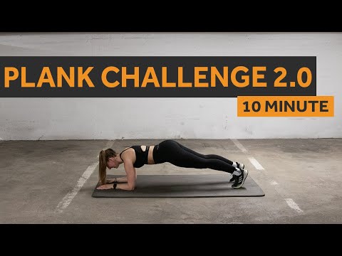 PLANK CHALLENGE | 10 MIN Workout at home (no equipment) | strengthen your core | #054