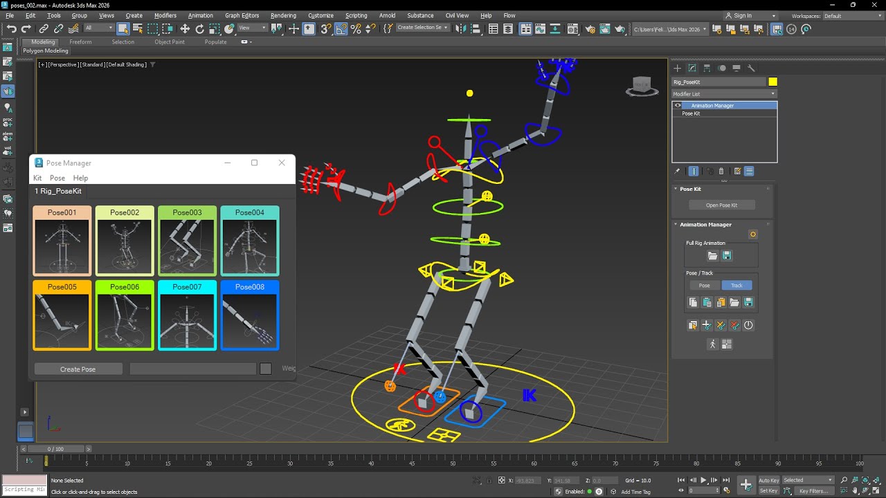 smartanim video tutorial rigging animation toolkit 3ds max plugin pose kit