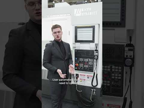 MEGA 40V Live with FANUC and MICRO DYNAMICS HMI