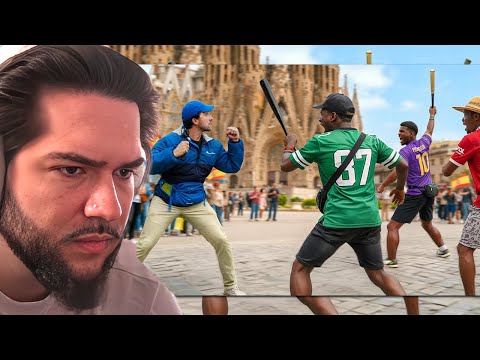 Highman reacts to Barcelona Scammers