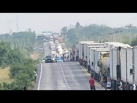 Continúa el bloqueo de la carretera en San Fernando Tamaulipas 2-May-24