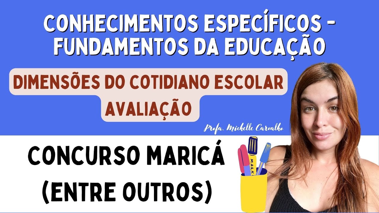 |Fundamentos da Educação - Maricá| - Avaliação