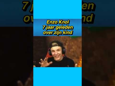 😯❤️ Enzo Knol 7 years ago about his child #enzoknol #myron #baby
