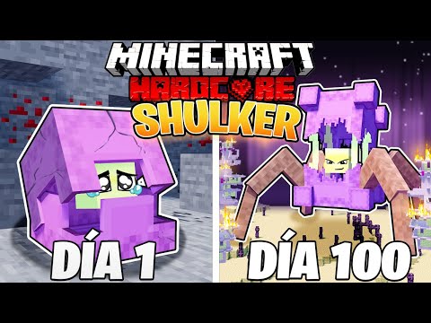 I SURVIVED 100 DAYS as a SHULKER in MINECRAFT HARDCORE!