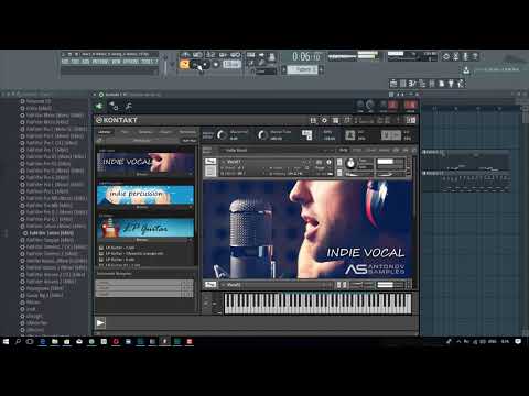 Vocal Library for Kontakt VST. AntonovSamples Indie Vocal