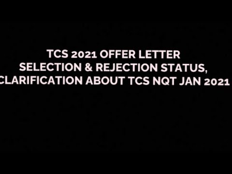 TCS NQT JANUARY 2021 IMPORTANT UPDATE MISSED IN OCT 2020 MUST WATCH 