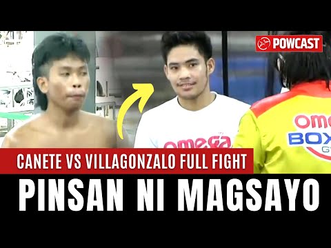 Pinsan ni Magsayo, Kasing Galing ba? | Benny Cañete vs John Roque Villagonzalo Boxing Full Fight
