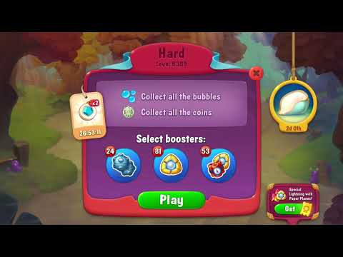 [FISHDOM Walkthrough] Level 6389 Hard (Qua màn - Fishdom)