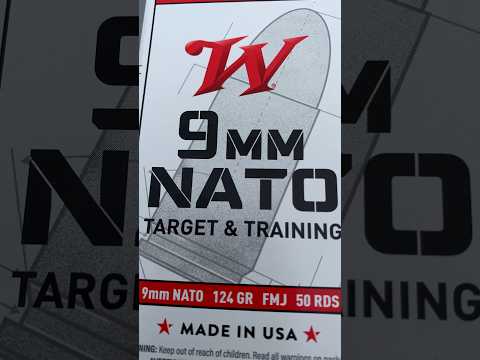 Winchester 9mm NATO 124 gr FMJ #ammo #hunting #9mm #nato #winchester #winchesterammo #shtf