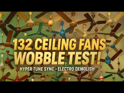 132 Fans Gone Wild! Ultimate Wobble Test Showdown 😱 | Electro Demolish