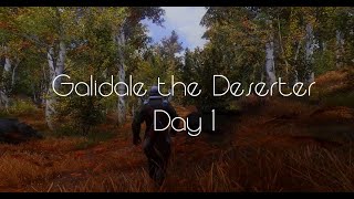 Skyrim Roleplaying No commentary Imperial Deserter Galidale--Day 1