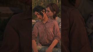 The Most Iconic Moment Of Ellie When She Kiss Dina - The Last Of Us Part 2 Remastered PS5 #shorts