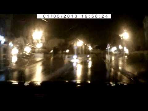 Toyo R1R grip on a wet road