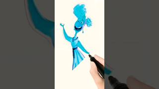 BROOK RIPPLE from ELEMENTAL DISNEY PIXAR Movie #DisneyPixar #BrookRipple #Elemental #ShortsDrawing