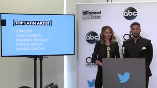 Jussie Smollett Announces Top Latin Artist Finalists - BBMA Nominations 2015