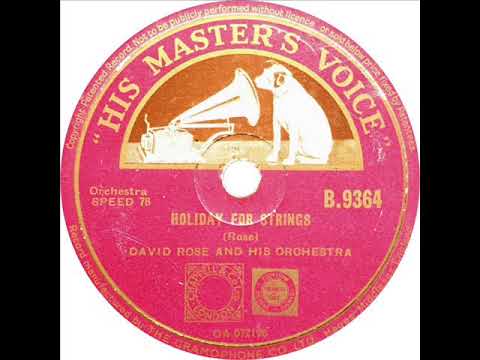 David Rose - Holiday For Strings