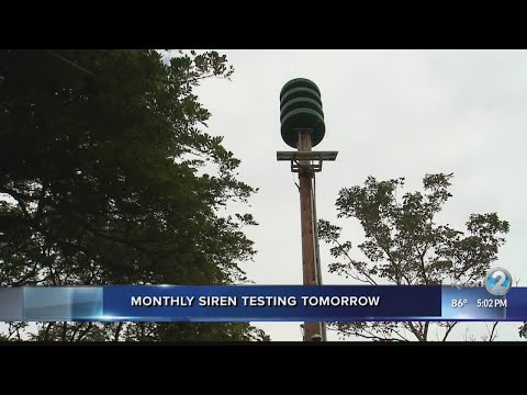 Monthly siren and emergency alert system test set for Sept. 4