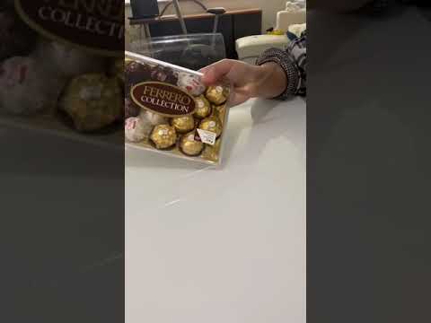 My favorite chocolate #ferrerorocher #sweet #collection #canada #short