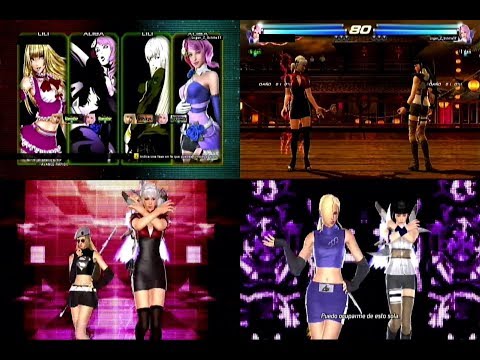 07 Ino Lili y Hinata Hyuga Alisa Vs Alisa y Lili   Tekken Tag Tournament 2 Online PS3