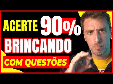 COMO ACERTAR 90% ESTUDANDO SÓ POR QUESTÕES