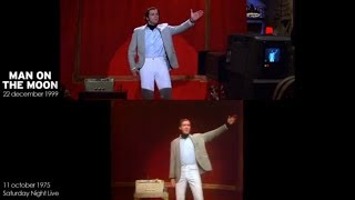 MAN ON THE MOON REVISED JIM CARREY &amp; ANDY KAUFMAN TRIBUTE Feat. REM