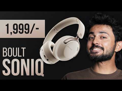 Thumbnail for GOBOULT SONIQ Headphones Under ₹2000 ⚡️ Crazy BASS!