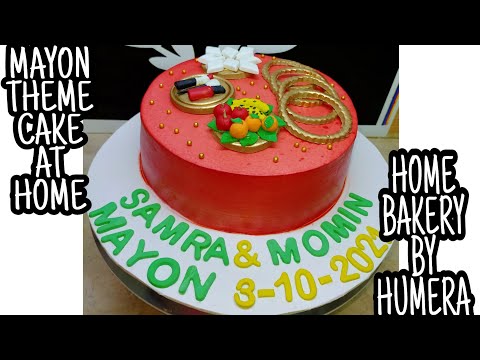 MAYON THEME CAKE | DELICIOUS CAKE AT HOME | HOME BAKERY BY HUMERA
