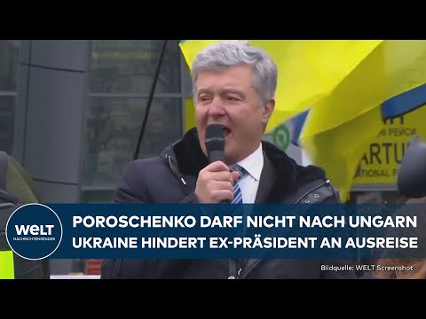 KRIEG IN UKRAINE: Ausreise verhindert! Ex-Präsident Petro Poroschenko darf nicht nach Ungarn