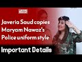 Actress Javeria Saud Copies Maryam Nawaz S Police Uniform Style Wahjoc Entertainment