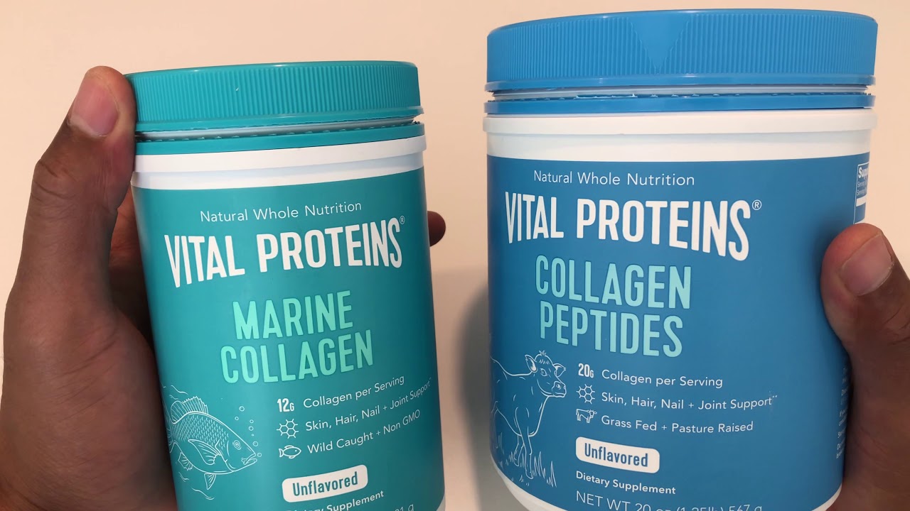 Collagen Peptides Vs Marine Peptides