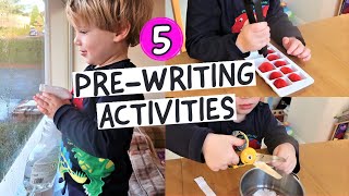 PRESCHOOL ACTIVITIES: 5 Simple Pre-Writing Activities To Strengthen Hands