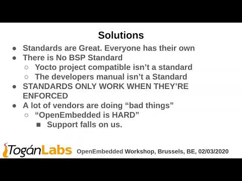 OE Workshop 2020 - State of BSPs (Beth Flanagan)