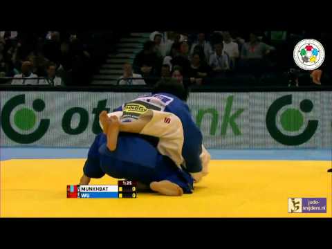 Judo 2014 Grand Prix Dusseldorf: Munkhbat (MGL) - Wu (CHN) [-48kg] final